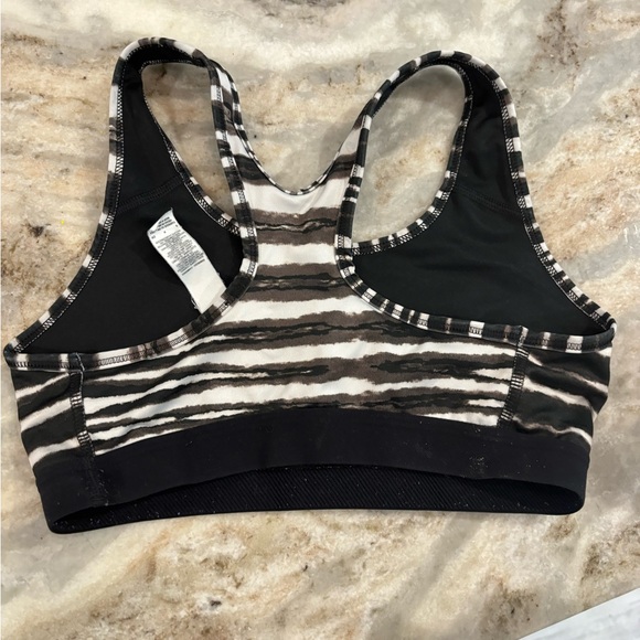 Nike Tops - Small Nike dri fit zebra print sports bra